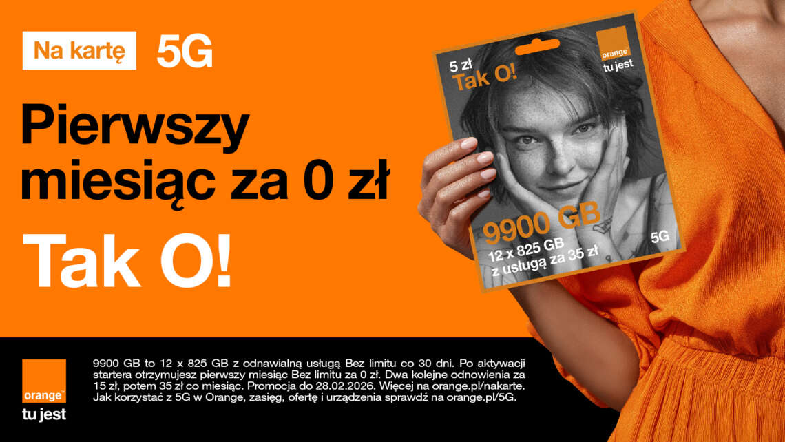Bez limitu za 0 zł + 9600